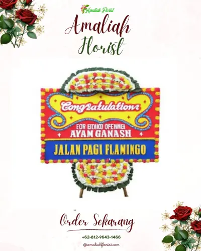 Bunga Papan Congratulation di Batur Utara